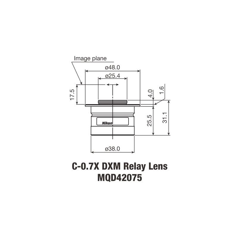 Nikon Adaptador para cámaras C-Mount TV Adapter 0,7 x