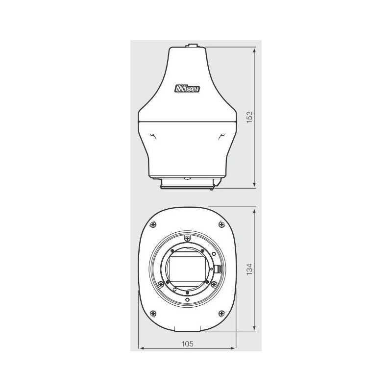 Nikon Cámara DS-Qi2, Mono, 16.25MP, USB3.0, CMOS, F-mount