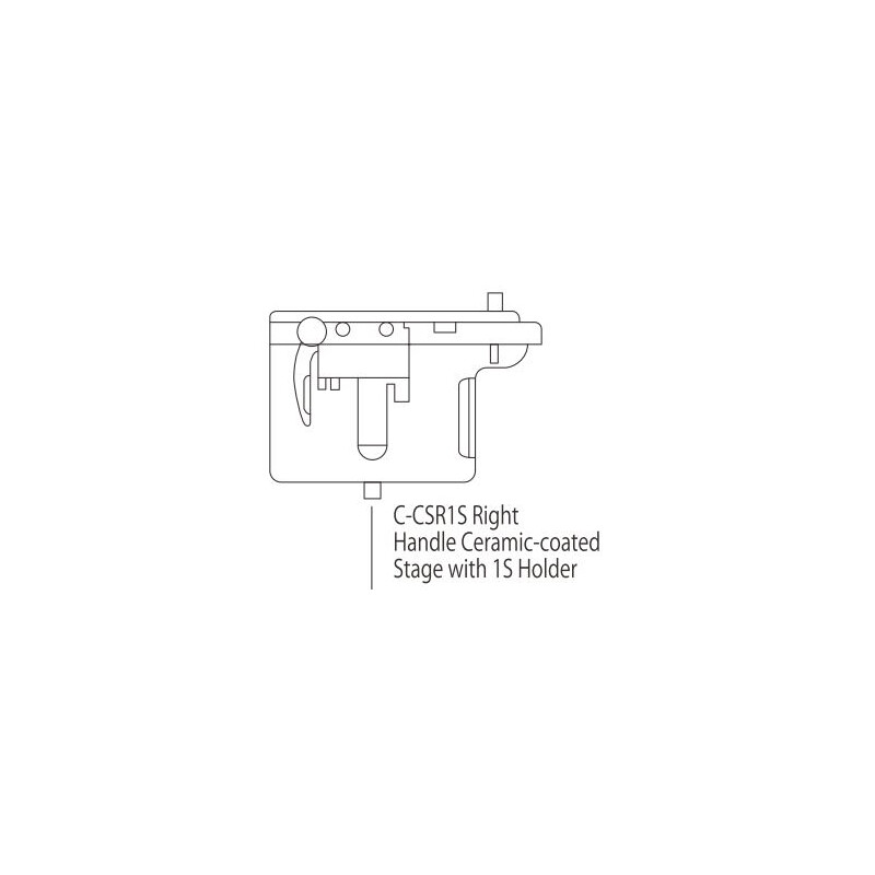 Nikon C-CSR1S Platina cerámica de mango derecho con soporte 1S