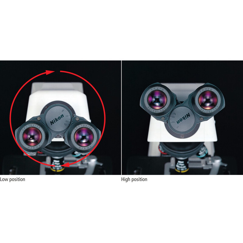 Nikon Mikroskop ECLIPSE E200, LED, bino, PH, infinity, e-plan, 40x-1000x