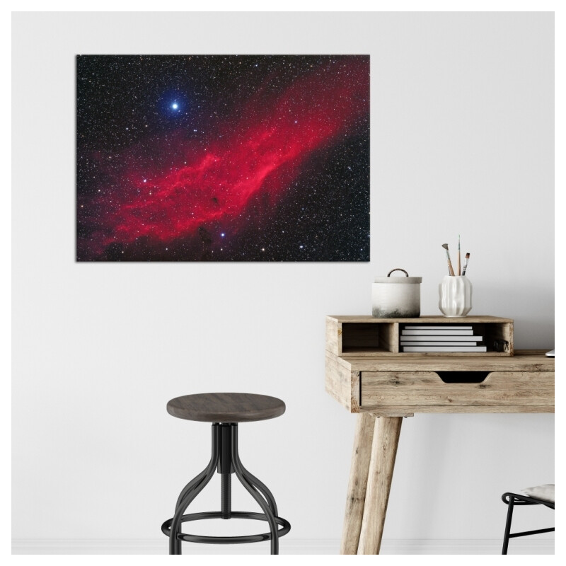 Oklop Póster Neblina californiana NGC 1499 75 cm x 50 cm