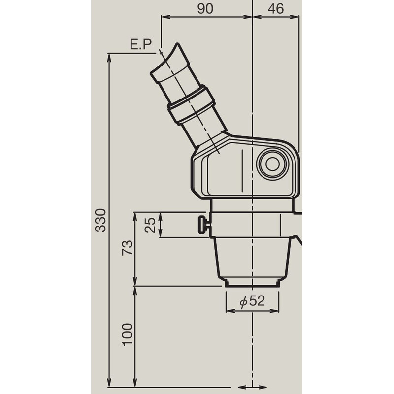 Nikon Microscopio stereo zoom SMZ460, bino, 0,7x-3x, 45°, FN21, W.D.100 mm, Luz transmitida, LED