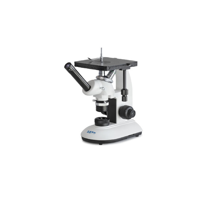 Kern Microscopio invertido OLE 161, invers, MET, mono, DIN planchrom,100x-400x, Auflicht, LED, 3W