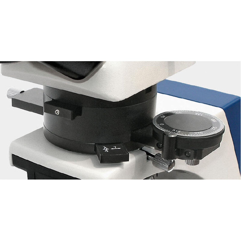 Kern Microscopio OPN 184, POL, trino, Inf plan, 40x-400x, Luz reflejada, HAL, 100W