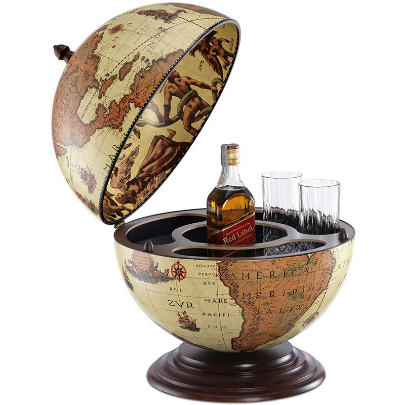 Zoffoli living Globo minibar Nettuno Safari 40cm