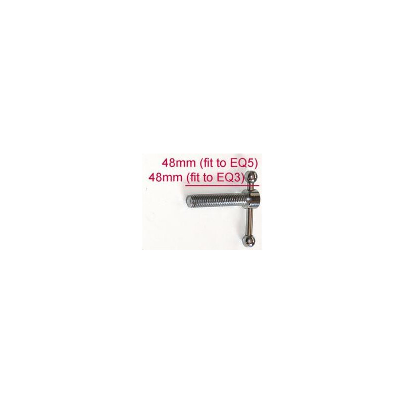 Lacerta Tornillo de ajuste de altura de polo M8 48 mm