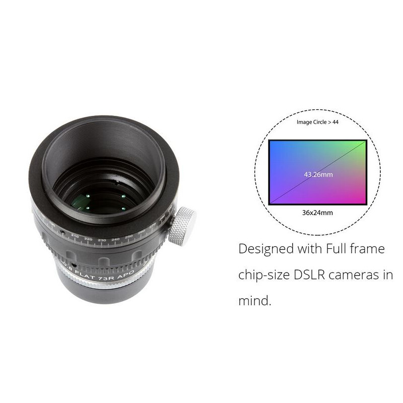 William Optics Flattener Reducer Ajustable Flat73R para ZenithStar 73