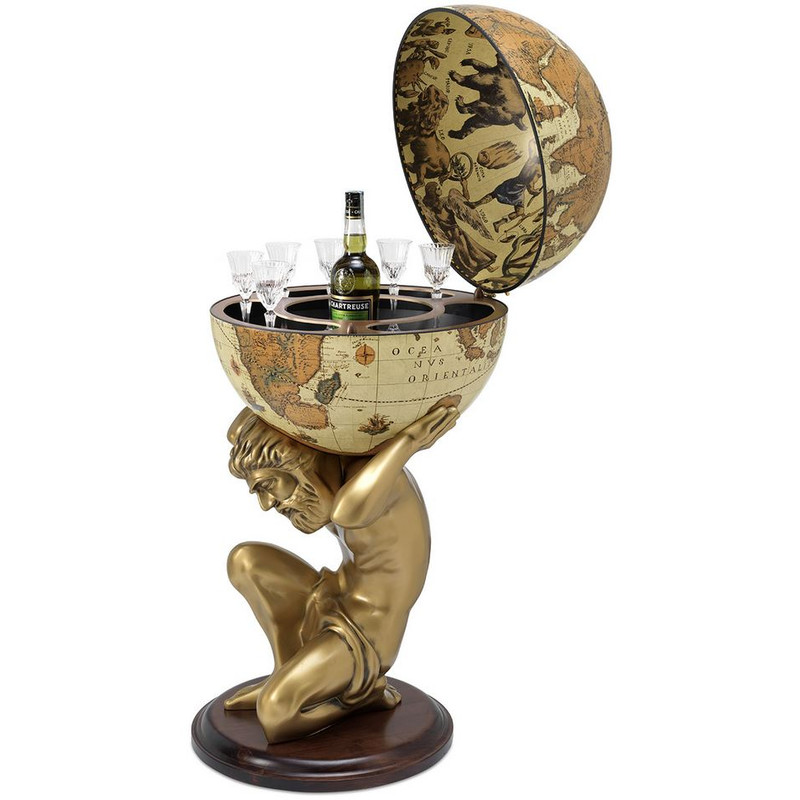 Zoffoli living Globo minibar Atlas Safari 50cm