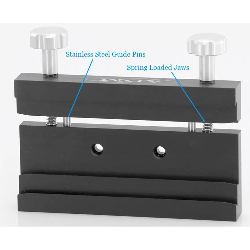 ADM Fijación para barra prismática doble Vixen/Losmandy para HEQ-5