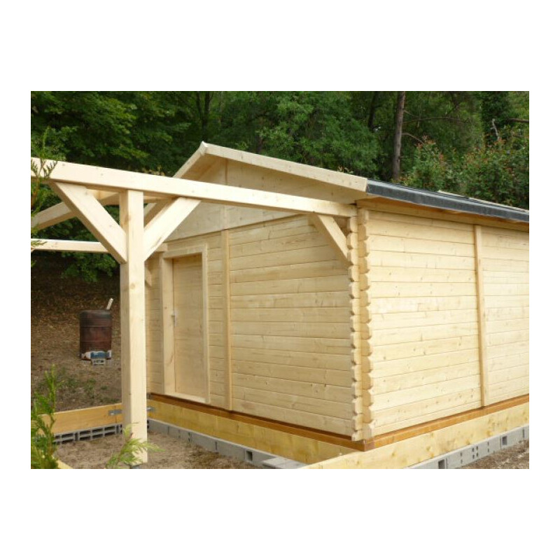 Dome Parts Observatorio GreenLine Mega con techo enrollable y protección de la madera