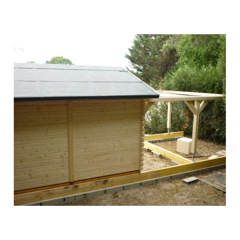 Dome Parts Observatorio GreenLine Mega con techo enrollable y protección de la madera