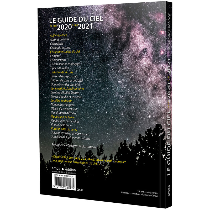 Amds édition  Almanaque Le Guide du Ciel 2020-2021