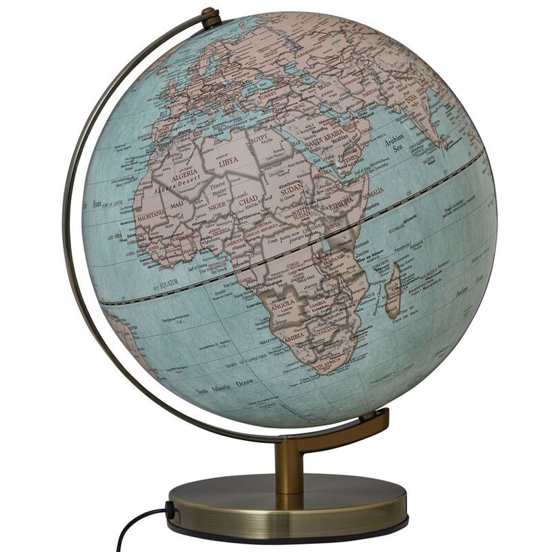 TROIKA Globo terráqueo Stellar Light Antique 30cm