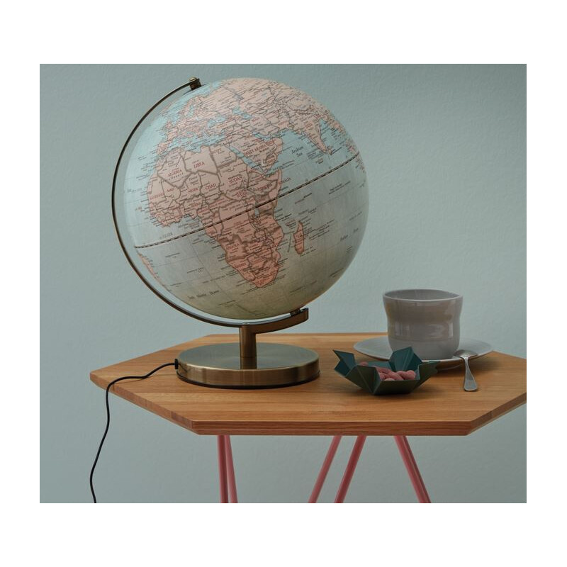 TROIKA Globo terráqueo Stellar Light Antique 30cm