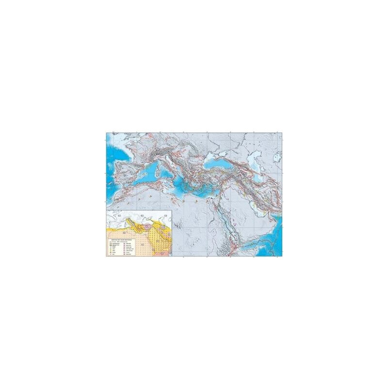 UKGE Mapa geodinámico del Mediterráneo