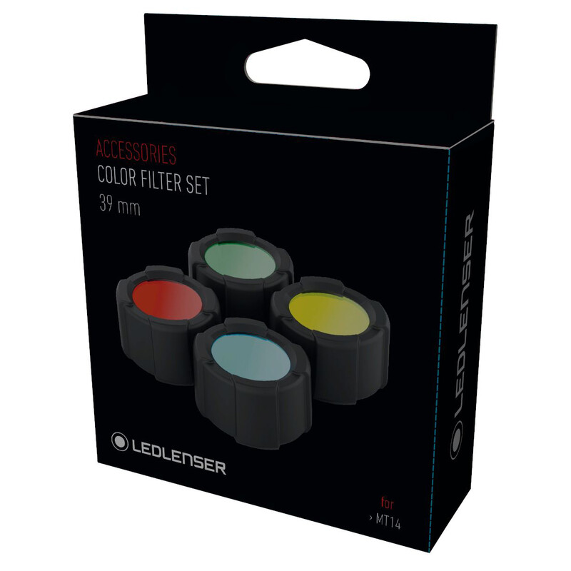 LED LENSER Juego de filtros de color de 39 mm