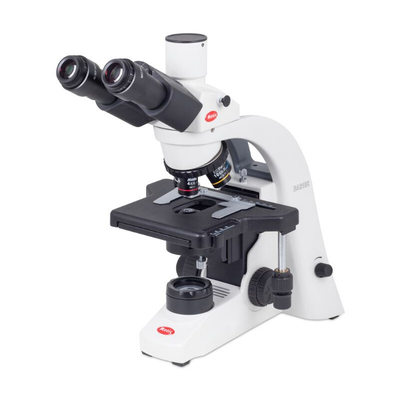Motic Microscopio BA210 trino, infinity, EC-plan, achro, 40x-400x, LED