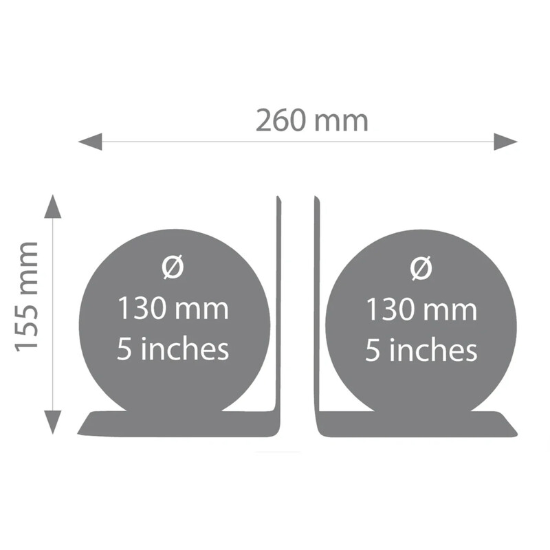 TROIKA Globo terráqueo BookGlobe Earth Galaxy 13 cm