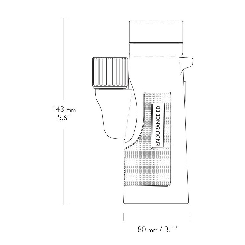 HAWKE Monocular Endurance ED 8x42 Mono