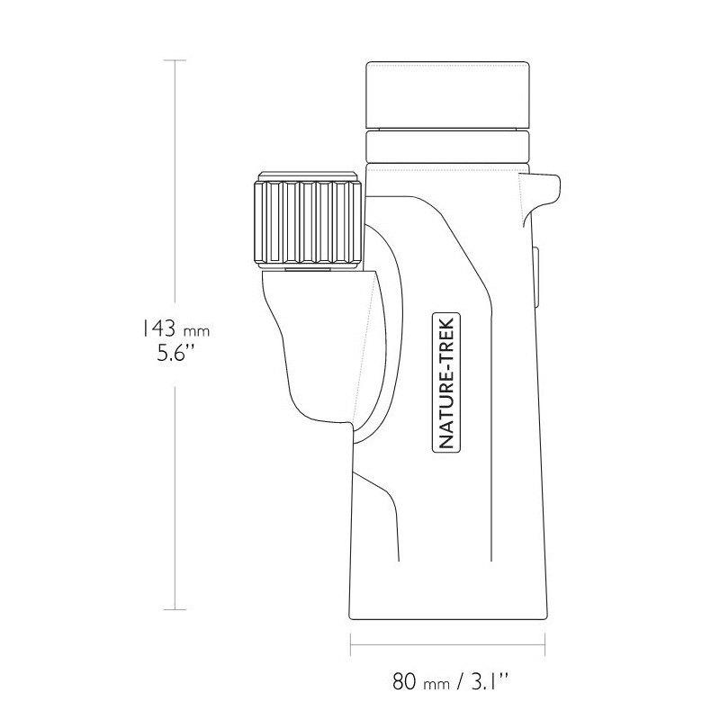 HAWKE Monocular Nature-Trek 10x42 Mono