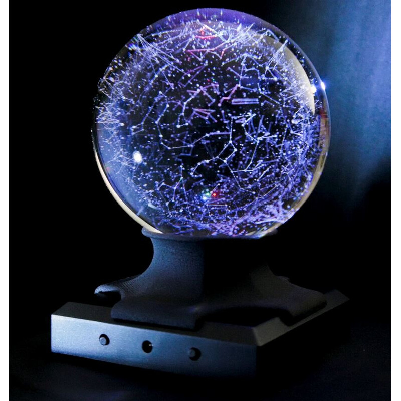 CinkS labs Las constelaciones en una esfera de cristal en 3D