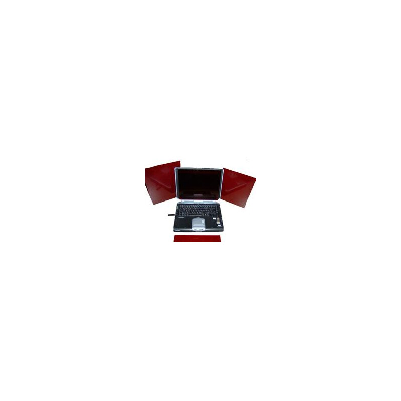 TS Optics Plexiglás rojo para monitor de 215 x 140 mm