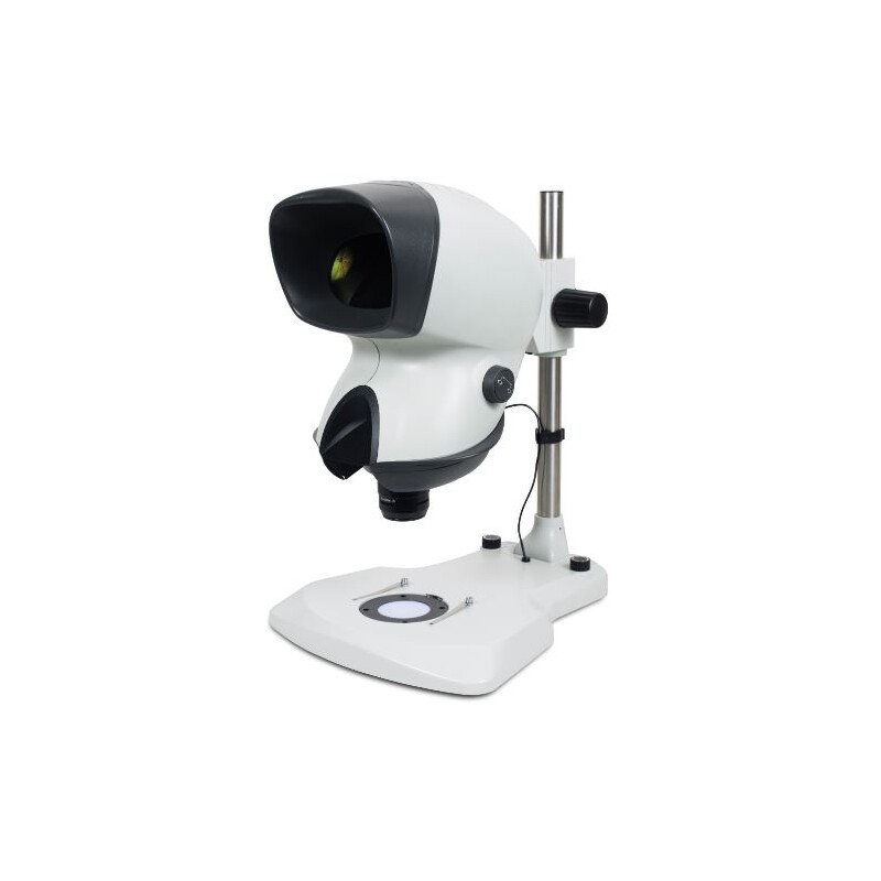 Vision Engineering Microscopio stereo zoom MANTIS Elite-Cam, MHDVF-TS, Soporte y columna, Luz transmitida y reflejada, LED, Cámara, 2MP, Vifox SW, sin objetivos
