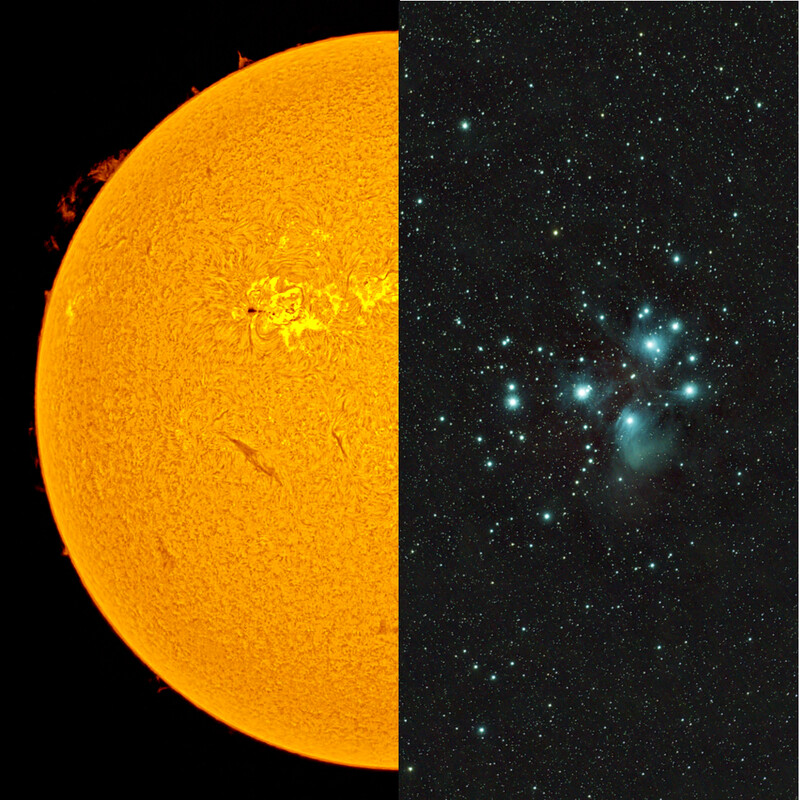 Lunt Solar Systems Telescopio solar ST 60/420 LS60MT Ha B1200 BT C Allround OTA