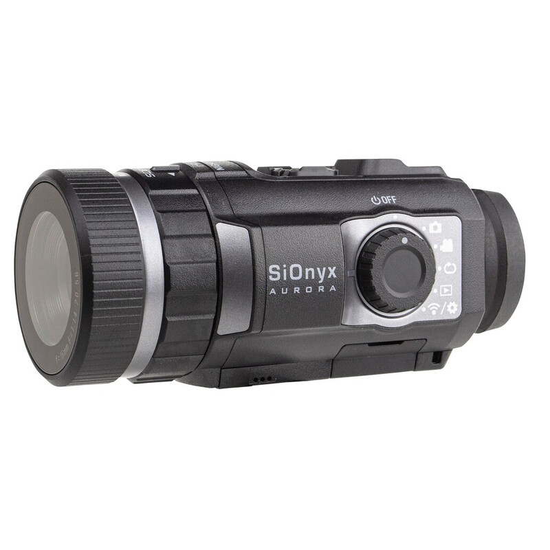 Sionyx Aurora Negra incl. estuche rígido, tarjeta de memoria de 32 GB, 2ª batería, correa de transporte