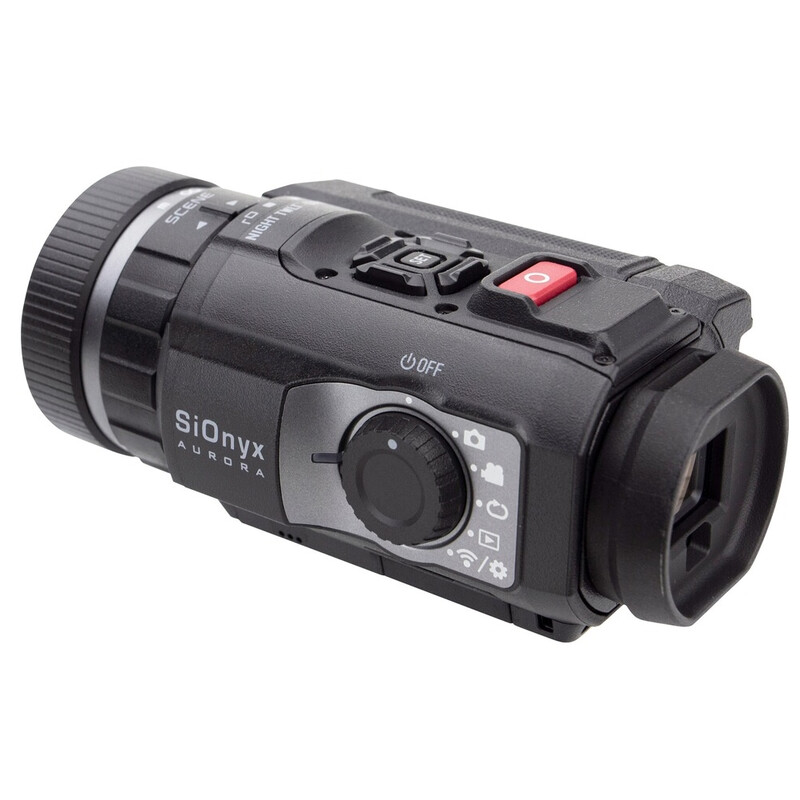 Sionyx Aurora Negra incl. estuche rígido, tarjeta de memoria de 32 GB, 2ª batería, correa de transporte