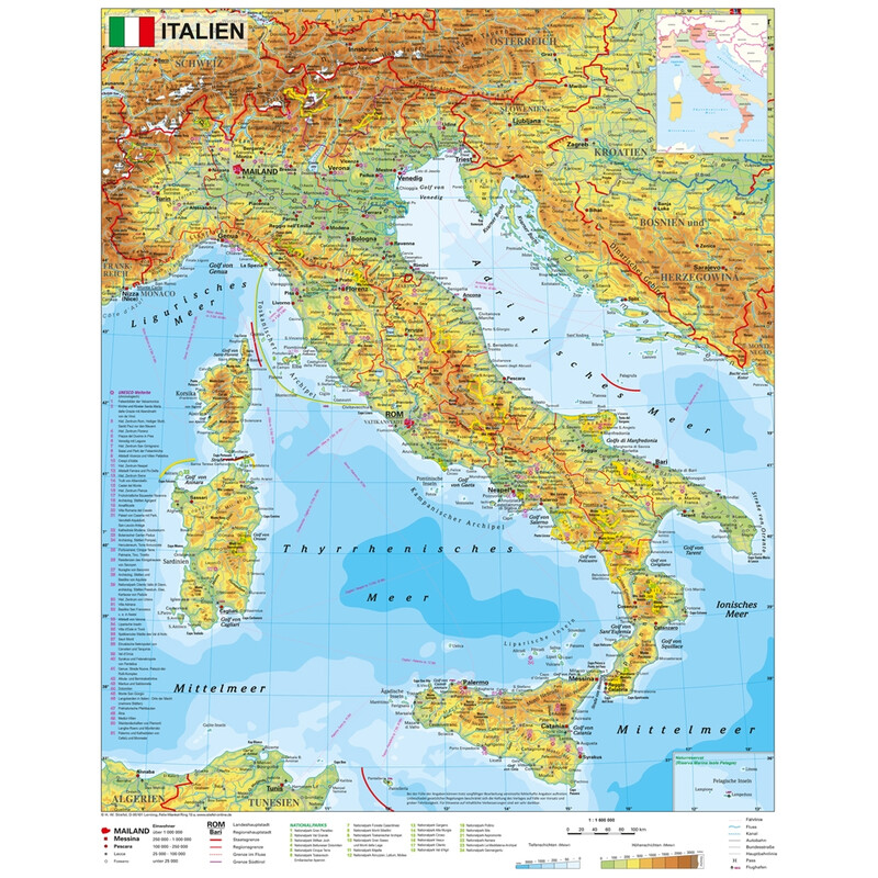 Stiefel Mapa Italia