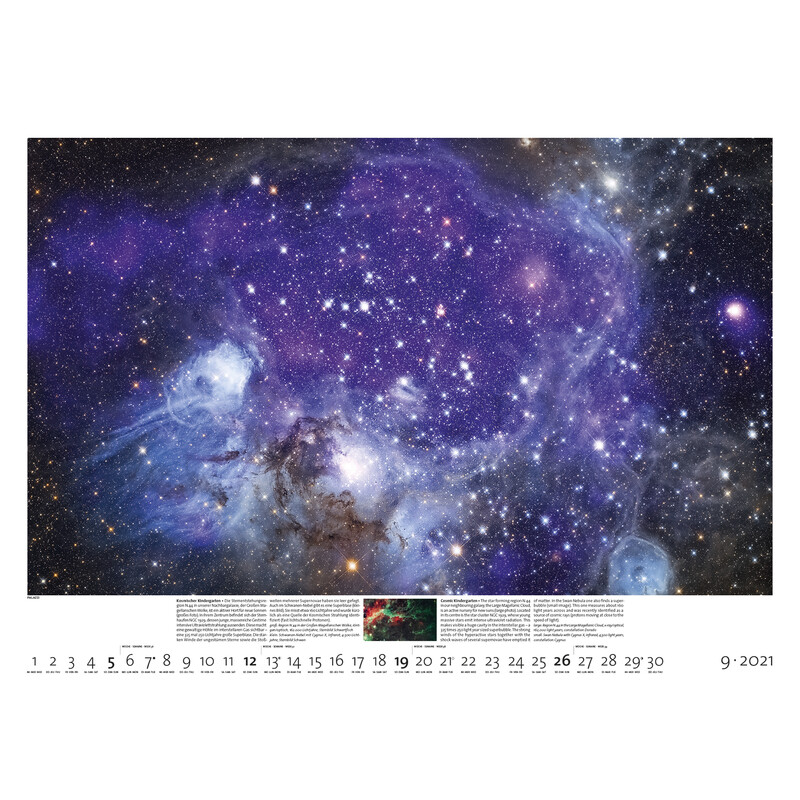 Palazzi Verlag Calendarios Sternzeit 2021