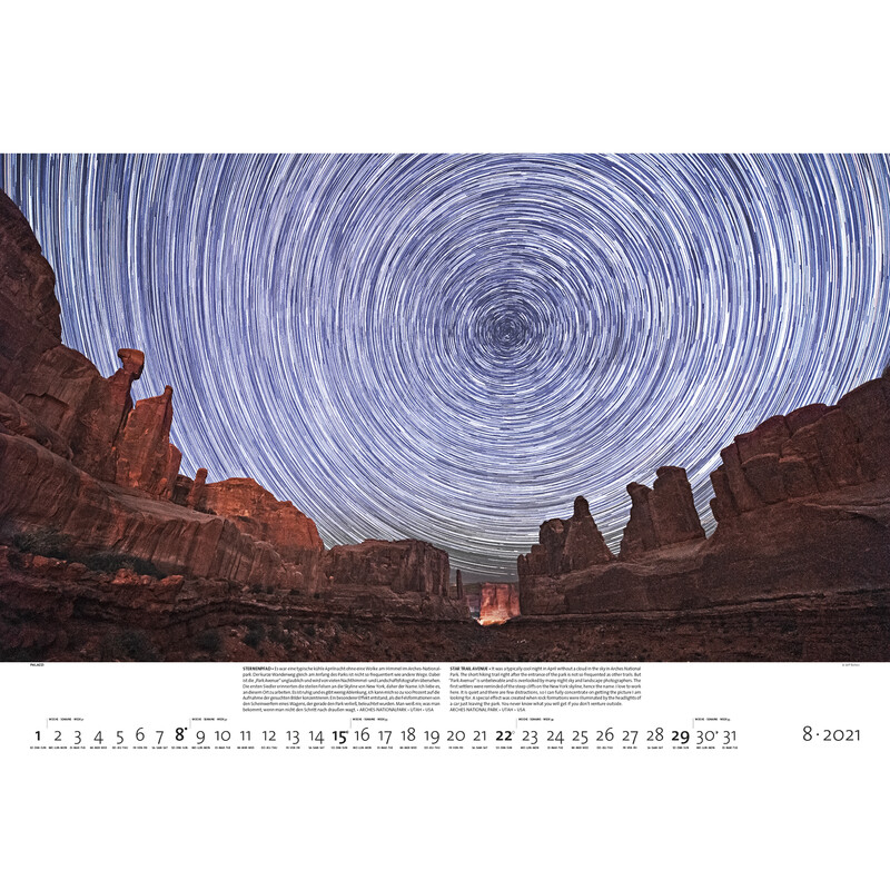 Palazzi Verlag Calendarios Mundos nocturnos 2021