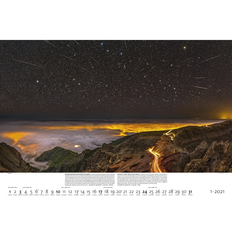 Palazzi Verlag Calendarios Mundos nocturnos 2021