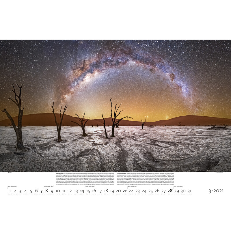 Palazzi Verlag Calendarios Mundos nocturnos 2021