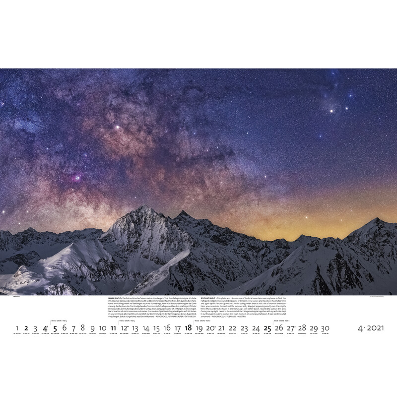 Palazzi Verlag Calendarios Mundos nocturnos 2021
