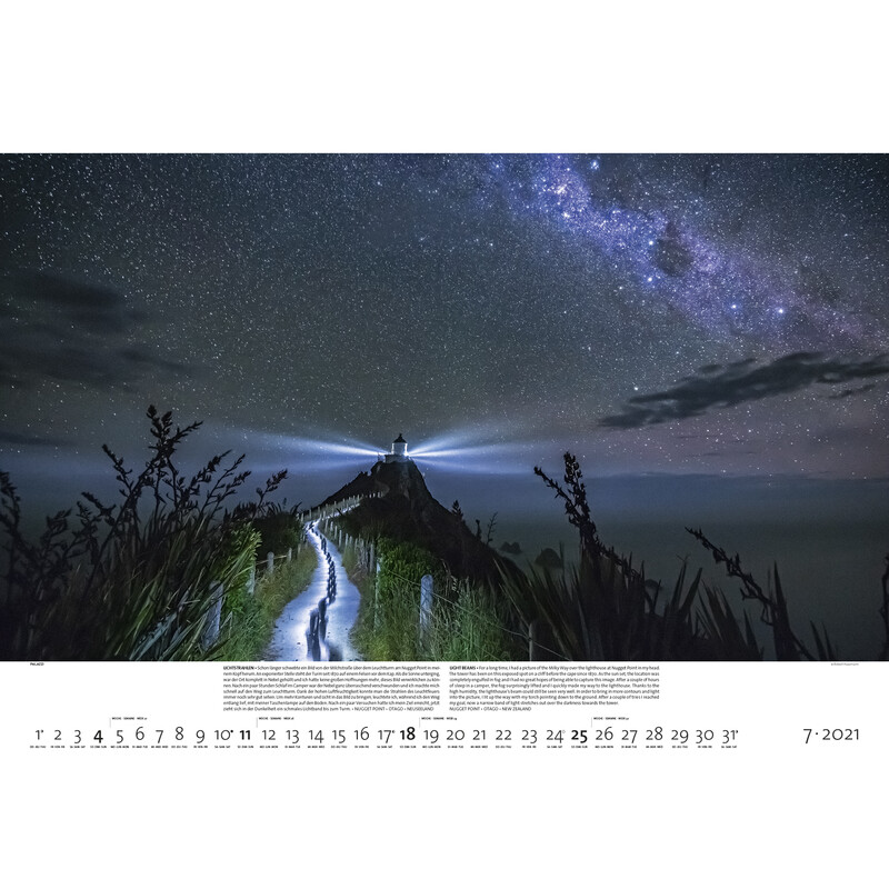 Palazzi Verlag Calendarios Mundos nocturnos 2021