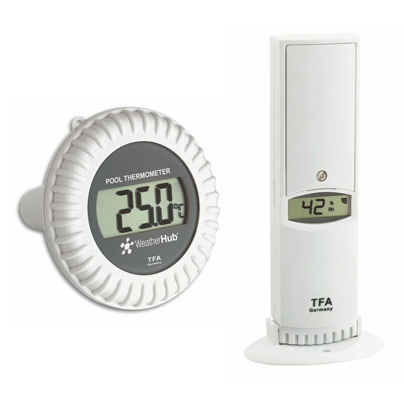 TFA Transmisor Thermo-Hygro con transmisor de piscina WEATHERHUB