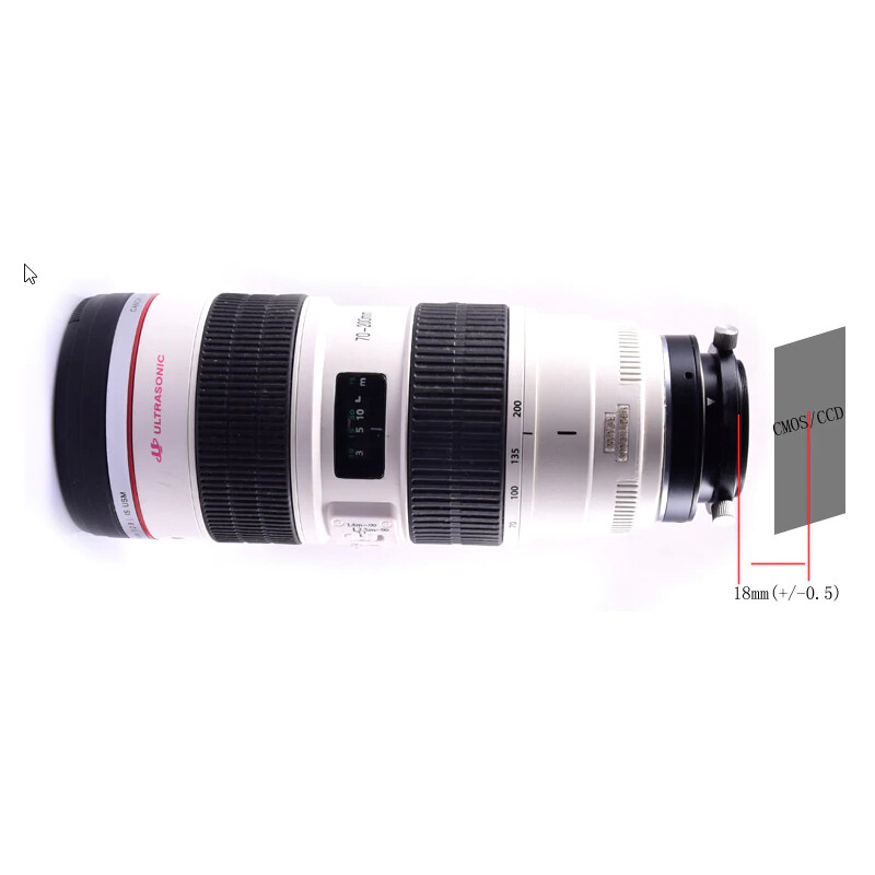 Artesky Adaptadores lentes DSLR Adaptador M48 para objetivos Canon EOS