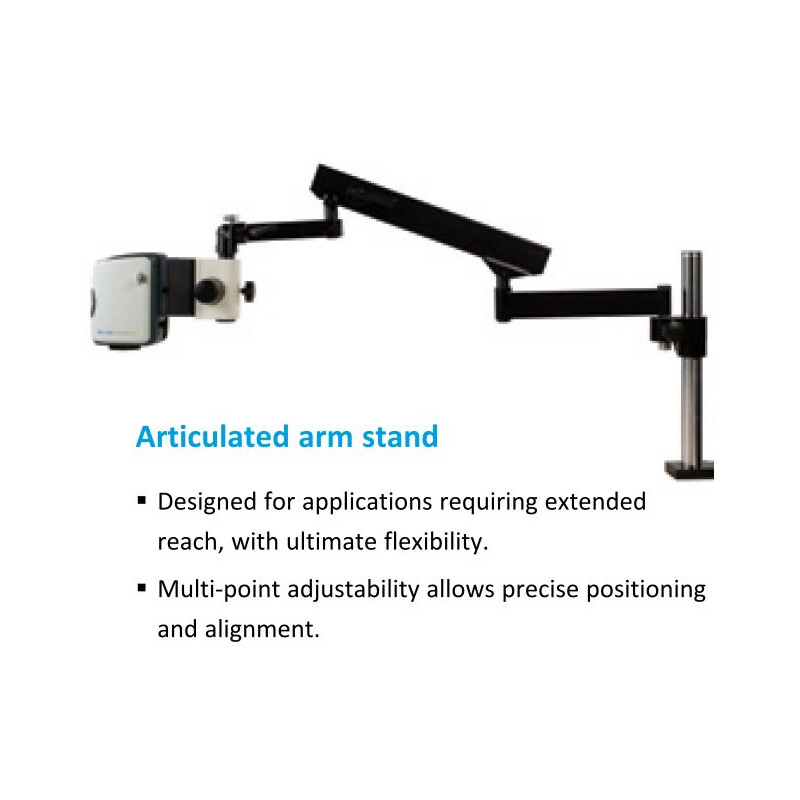 Vision Engineering Microscopio EVO Cam II, ECO2CE1, variable articulated arm, LED light, 4 Diopt W.D.245mm, HDMI, USB3, 24" Full HD