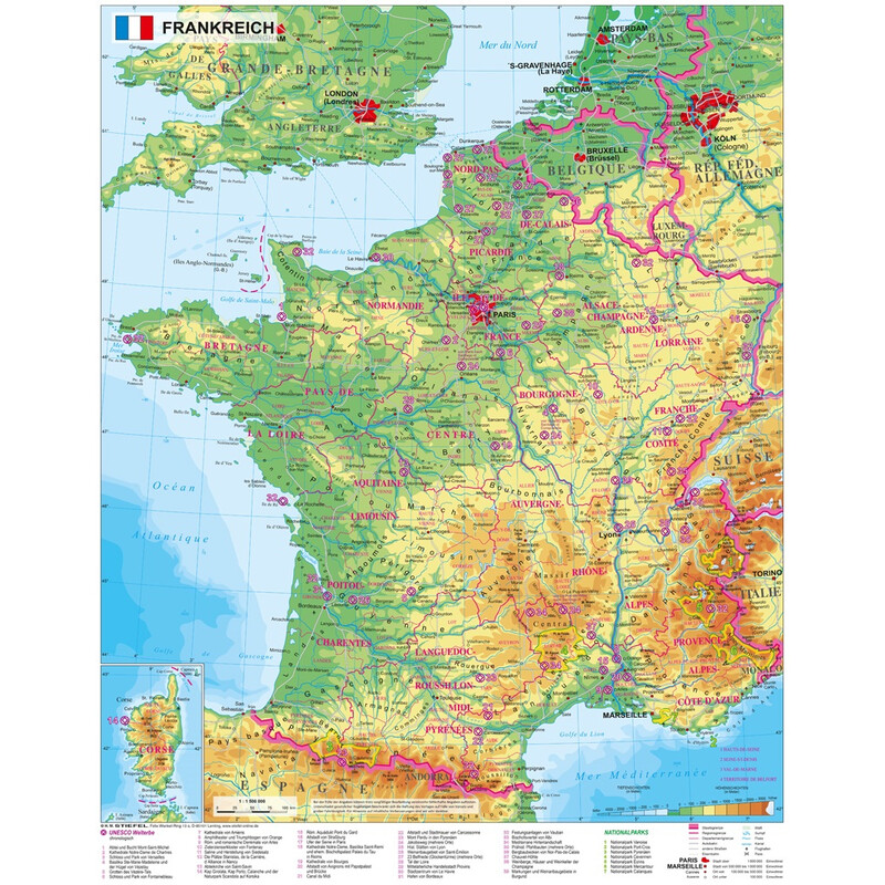 Stiefel Mapa Francia