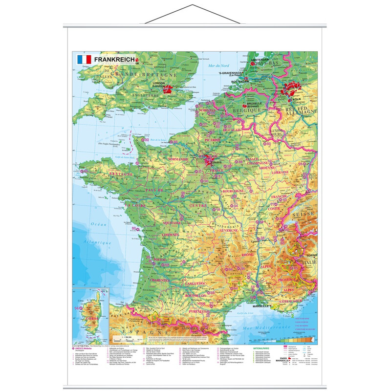 Stiefel Mapa Francia