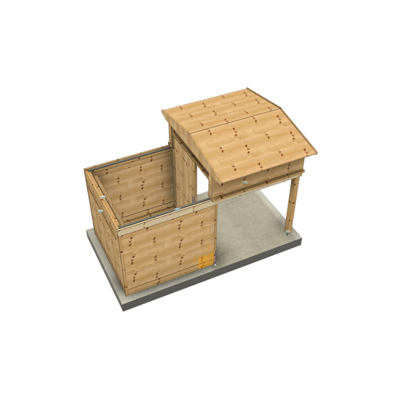Dome Parts observatorio de techo deslizante GreenLine MICRO-MS20