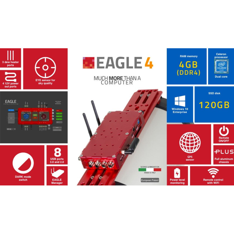 PrimaLuceLab Unidad de control para astrofotografía EAGLE4 PRO