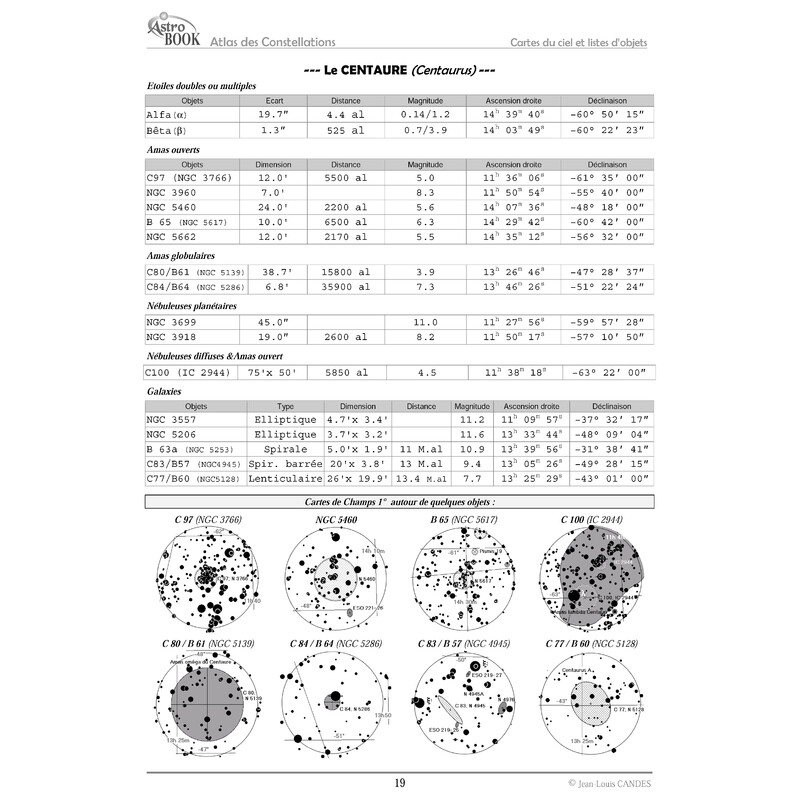 Astrobook Atlas des Constellations Tome 2 : Ciel Austral