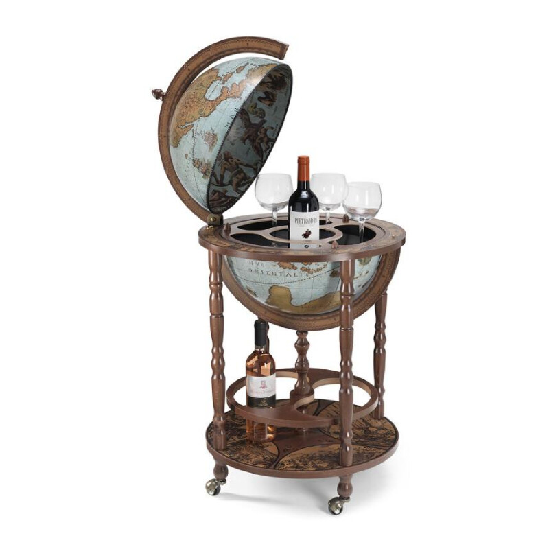 Zoffoli living Globo minibar Minerva Blue Ocean 40cm