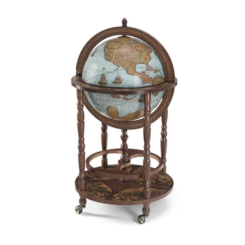 Zoffoli living Globo minibar Minerva Blue Ocean 40cm