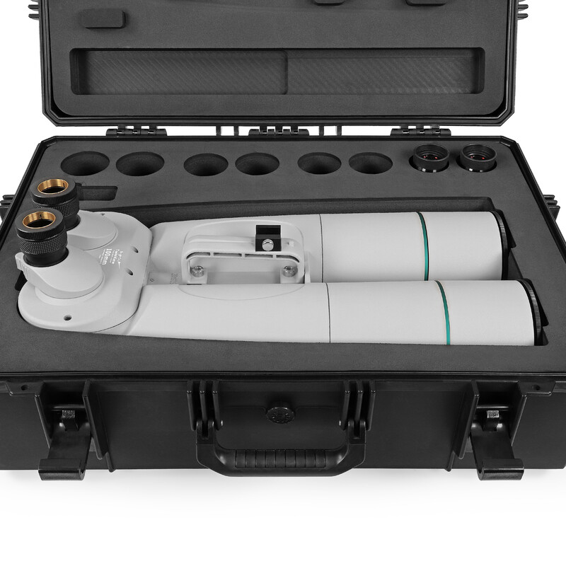 Omegon Binoculares Brightsky 30x100 - 90° + funda