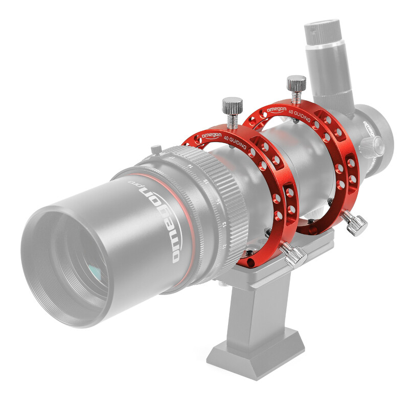 Omegon Abrazaderas para telescopios guía para 40/180 APO