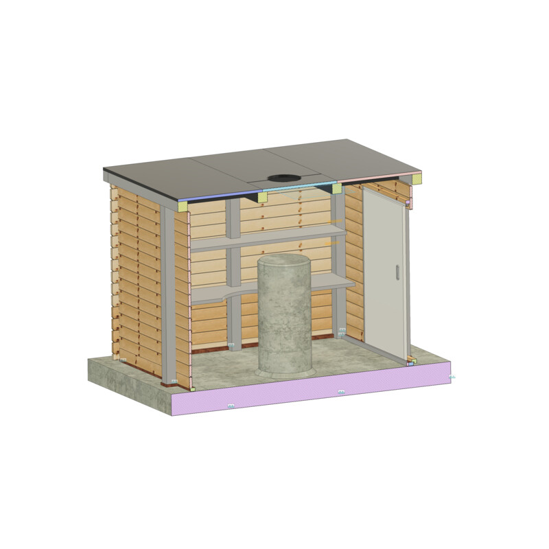 Dome Parts subestructura del observatorio GreenLine SP-32